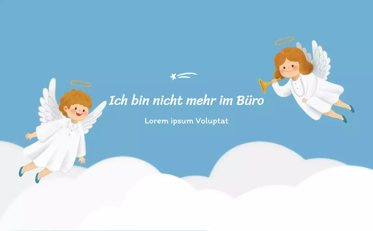 Ein Andachtskalender mit gemütlichen Illustrationen und Bibelversen auf hellblauem Hintergrund