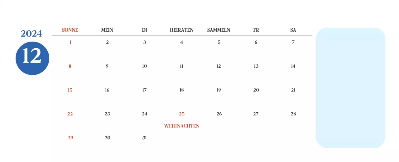 Krankenhauskalender mit saisonalen Landschaftsfotos