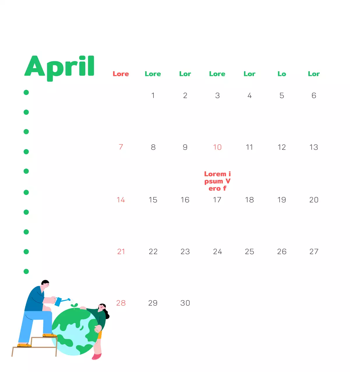 Vier de feestdagen met kleurrijke illustraties van mensen en de planeet.
