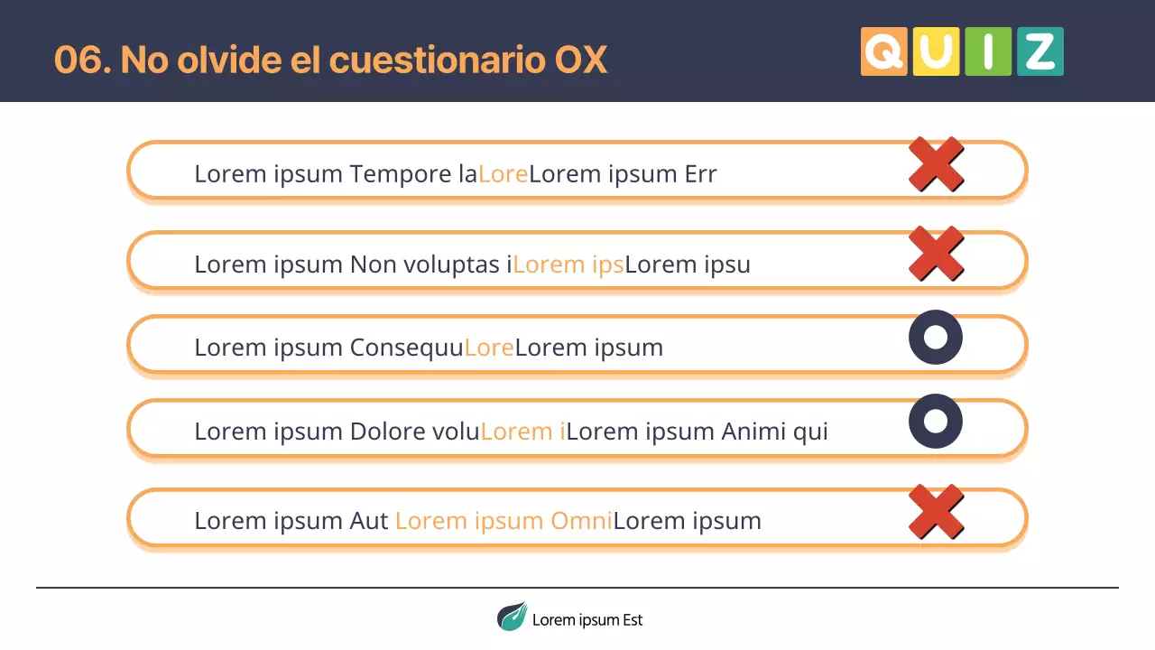 Material sencillo de formación en seguridad contra incendios en azul marino y naranja