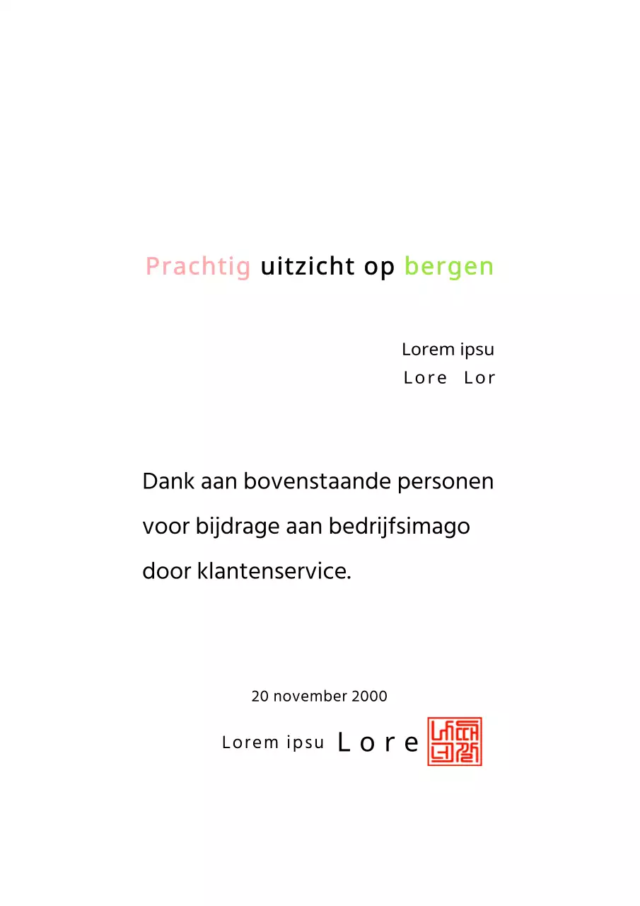 Awards voor bedrijfsprestaties