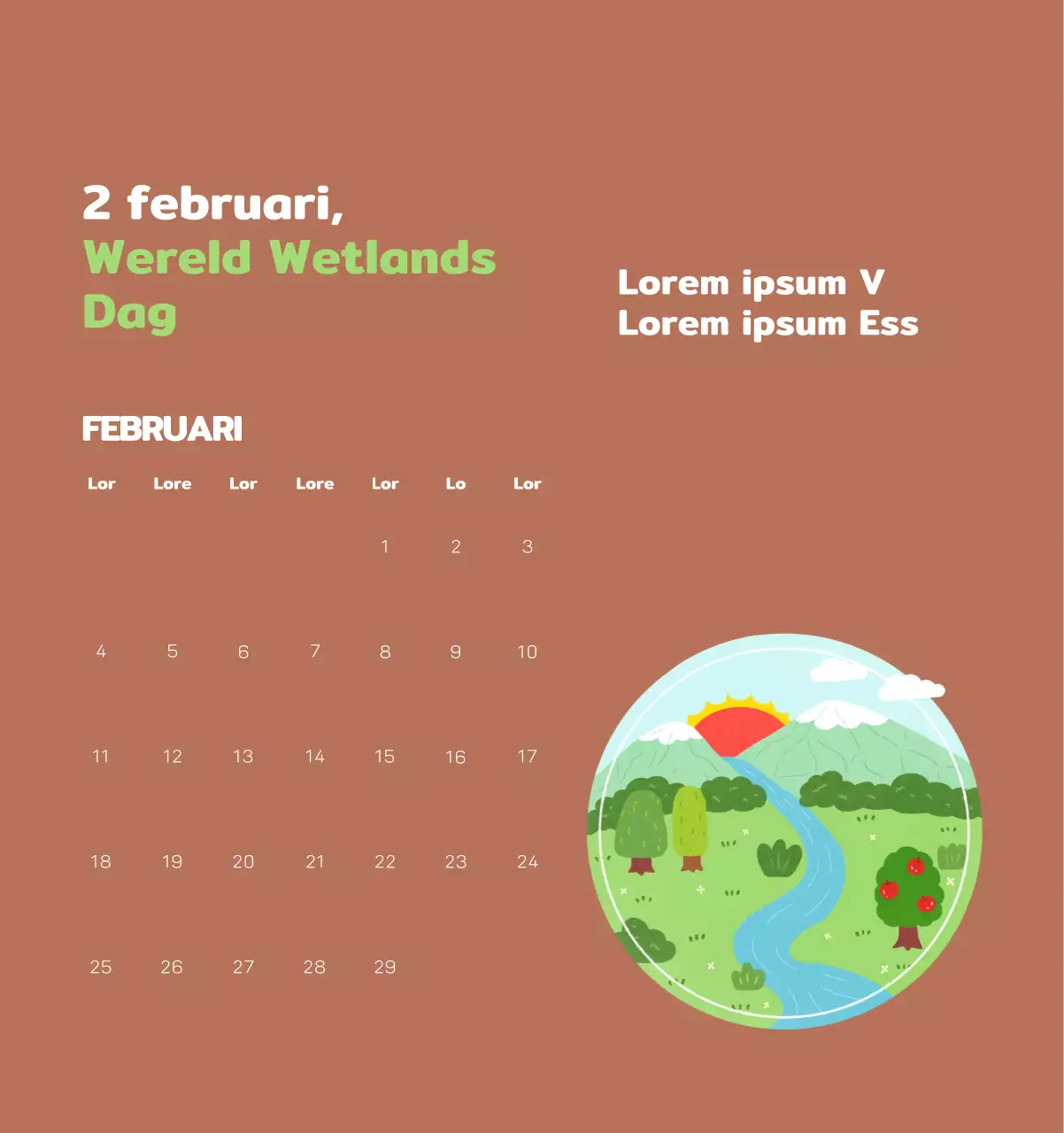 Vier de feestdagen met kleurrijke illustraties van mensen en de planeet.