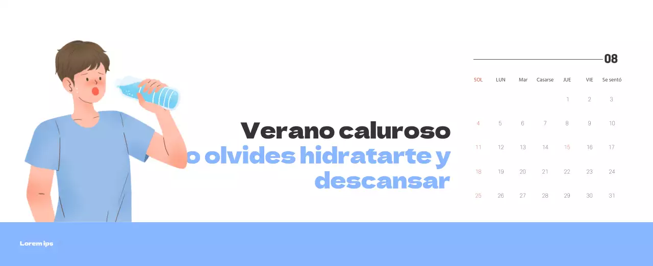 Un hospital festivo con ilustraciones de temática sanitaria y familiar y acentos de color
