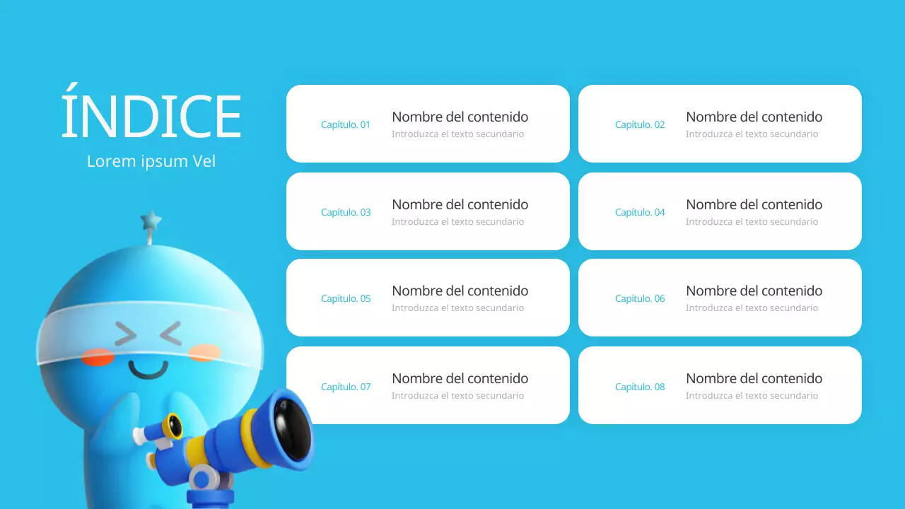 Una cubierta kitsch azul y amarilla de formación en previsión tecnológica futurista