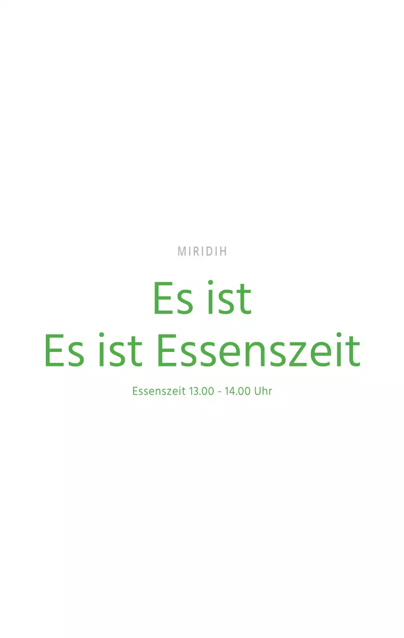 Niedlich illustrierter grüner Tischkalender mit Familienthemen