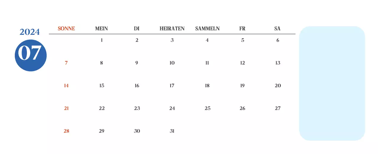 Krankenhauskalender mit saisonalen Landschaftsfotos