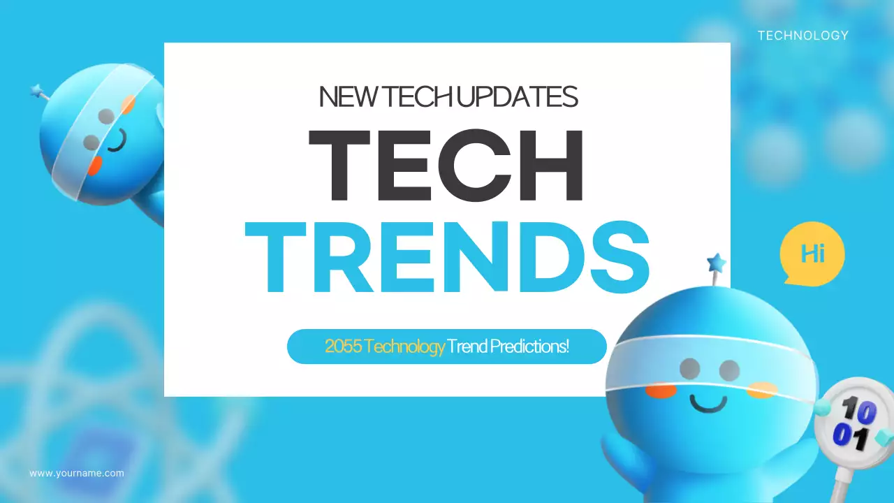 Blue Modern Tech Presentation