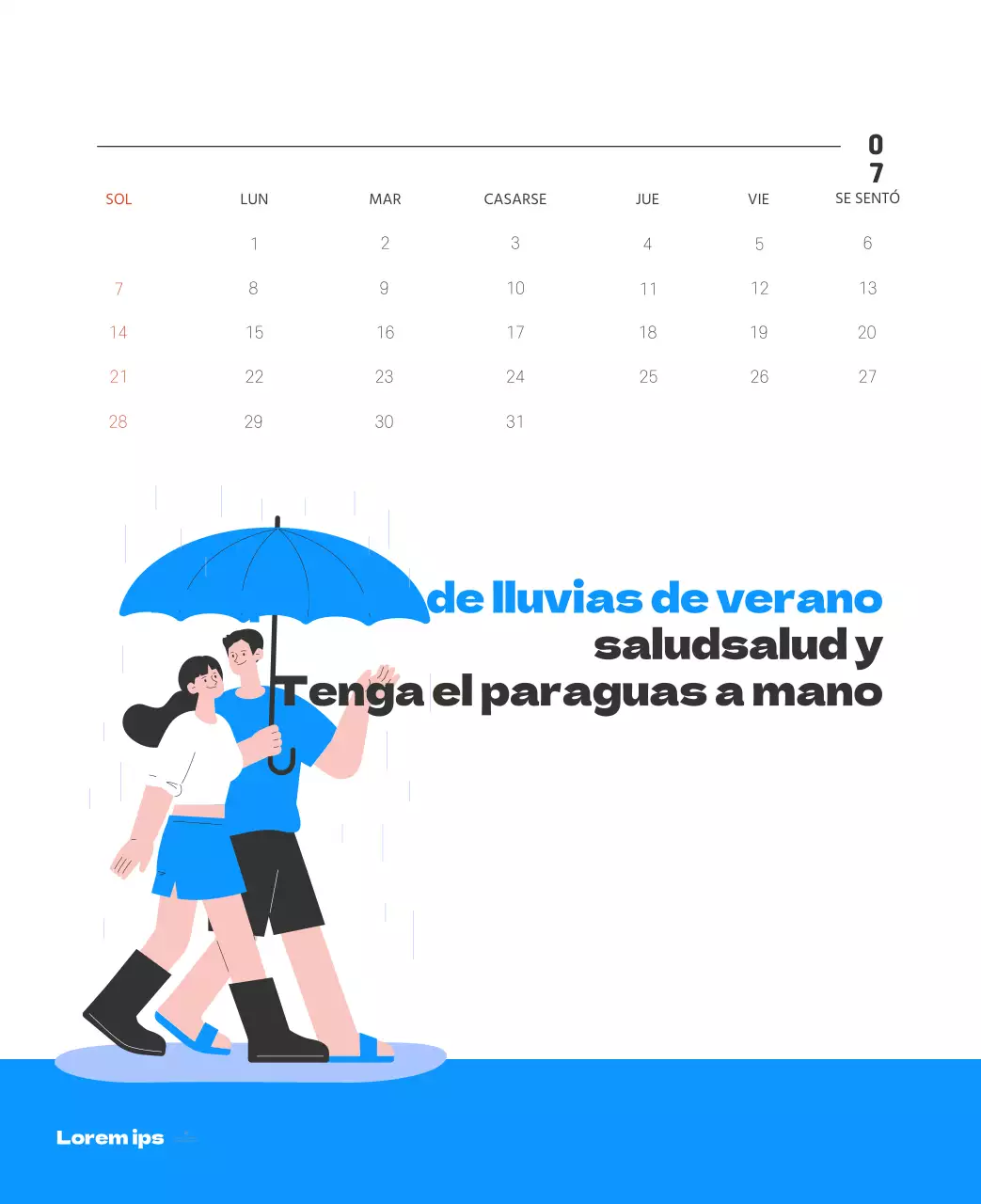 Un hospital festivo con ilustraciones de temática sanitaria y familiar y acentos de color