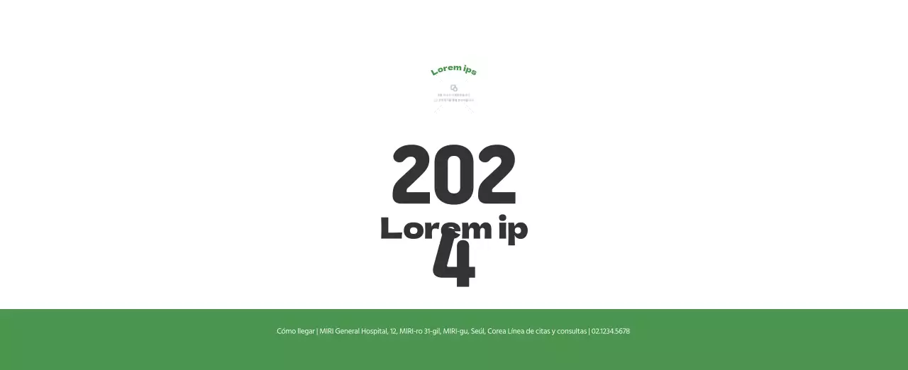 Un hospital festivo con ilustraciones de temática sanitaria y familiar y acentos de color