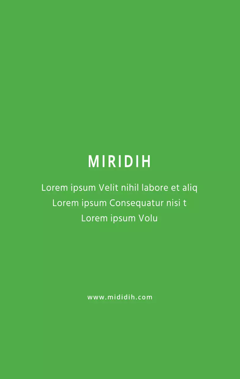 Niedlich illustrierter grüner Tischkalender mit Familienthemen