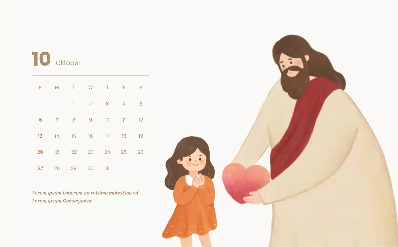 Ein Andachtskalender mit gemütlichen Illustrationen und Bibelversen auf hellblauem Hintergrund