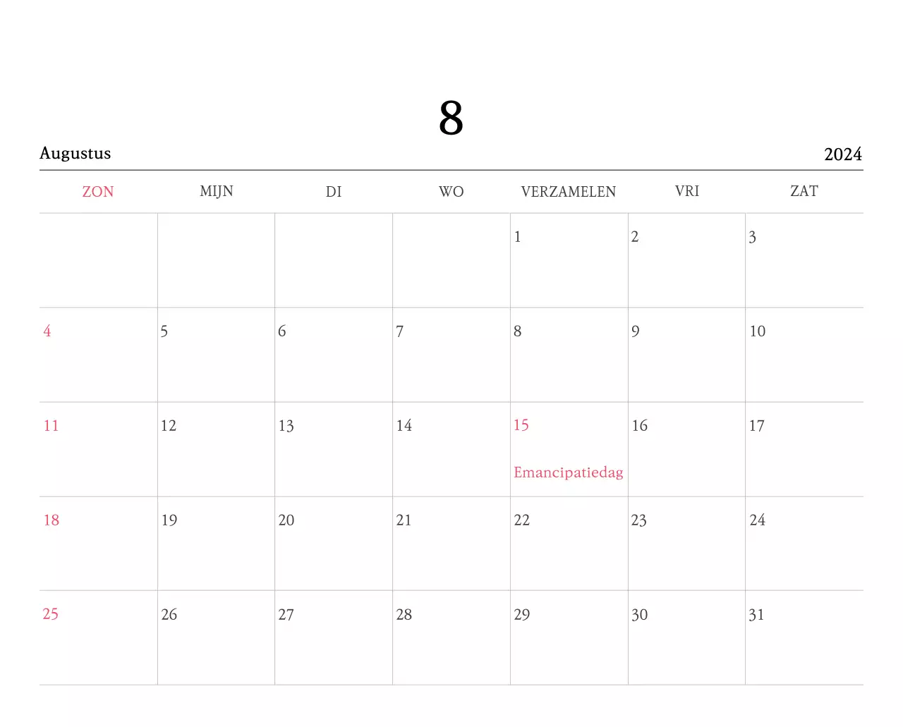 Kerken met schattige illustraties in warme kleuren