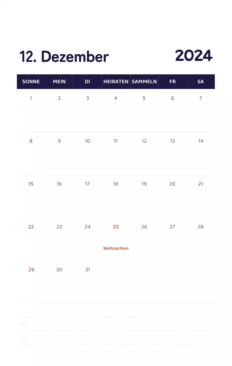 Ein Kalender mit farbenfrohen, emotionalen Illustrationen