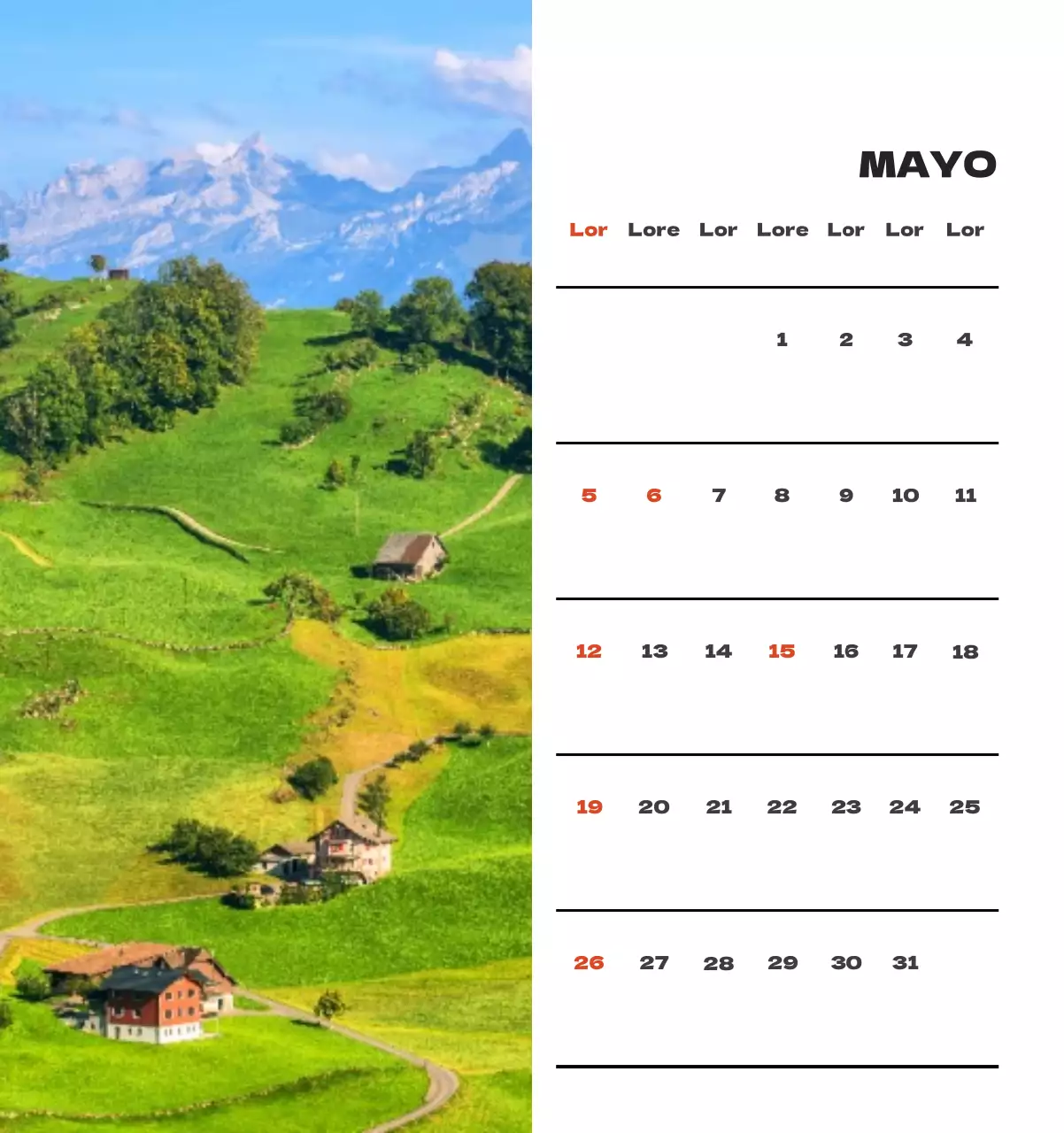 Una agencia de viajes celebra las fiestas con fotografías de viajes de temporada y un diseño de texto limpio y en negrita.