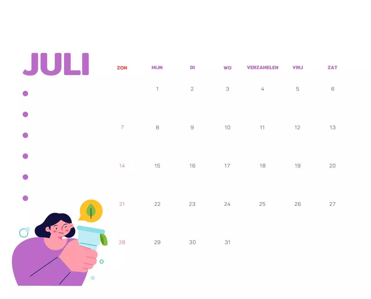 Vier de feestdagen met kleurrijke illustraties van mensen en de planeet.