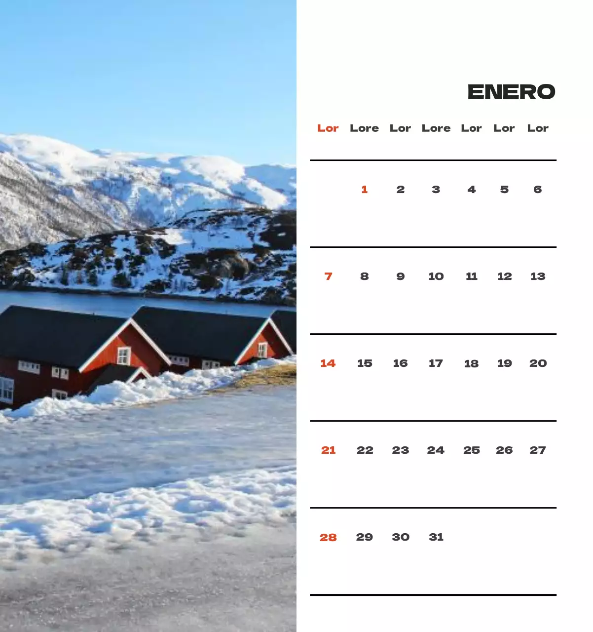 Una agencia de viajes celebra las fiestas con fotografías de viajes de temporada y un diseño de texto limpio y en negrita.