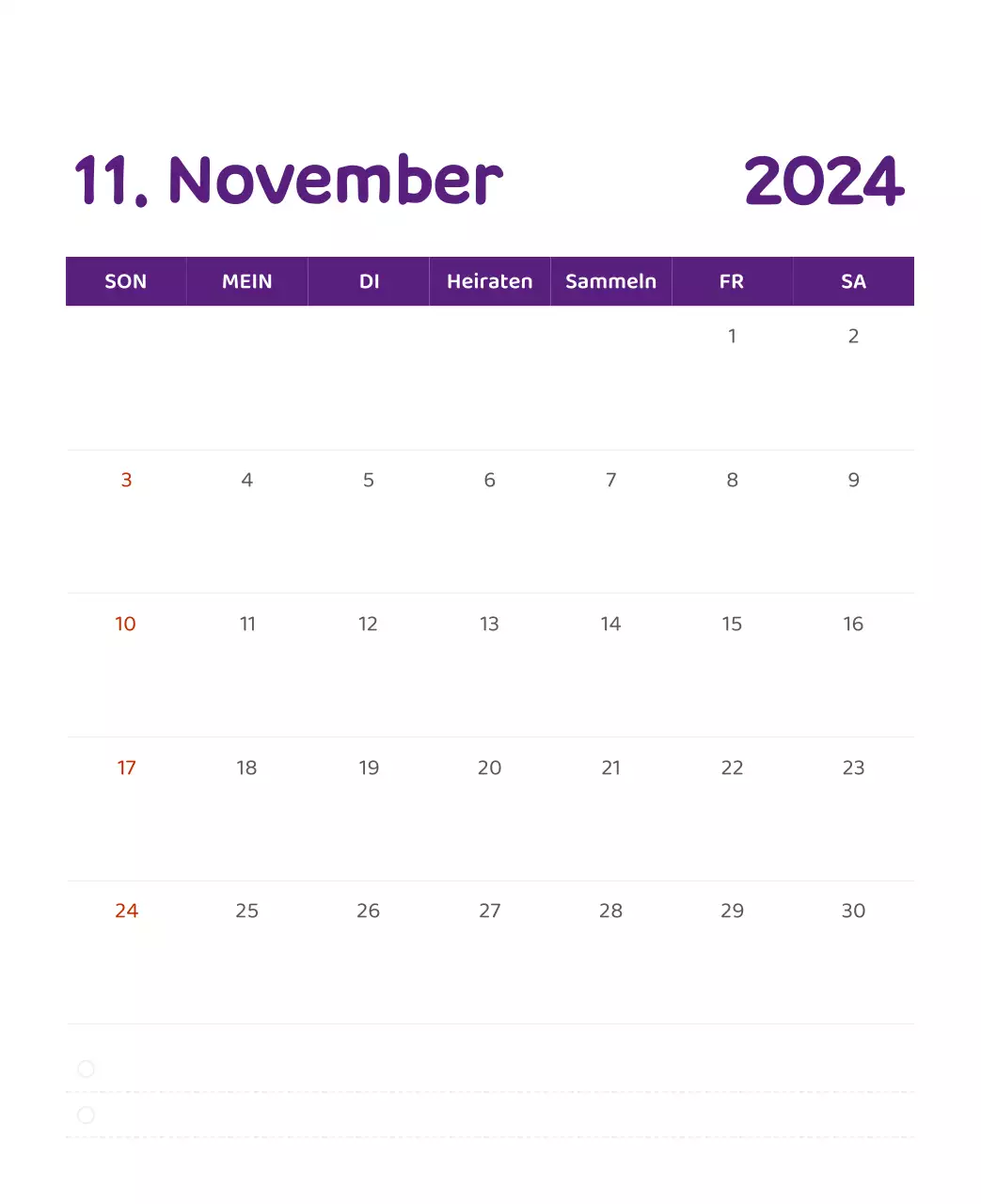 Ein Kalender mit farbenfrohen, emotionalen Illustrationen