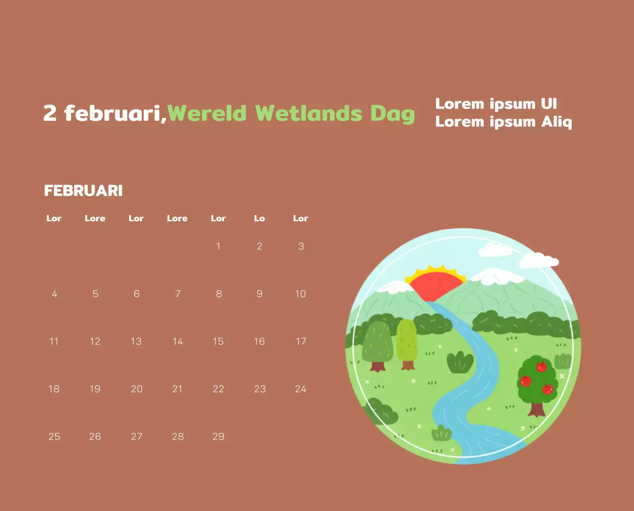 Vier de feestdagen met kleurrijke illustraties van mensen en de planeet.