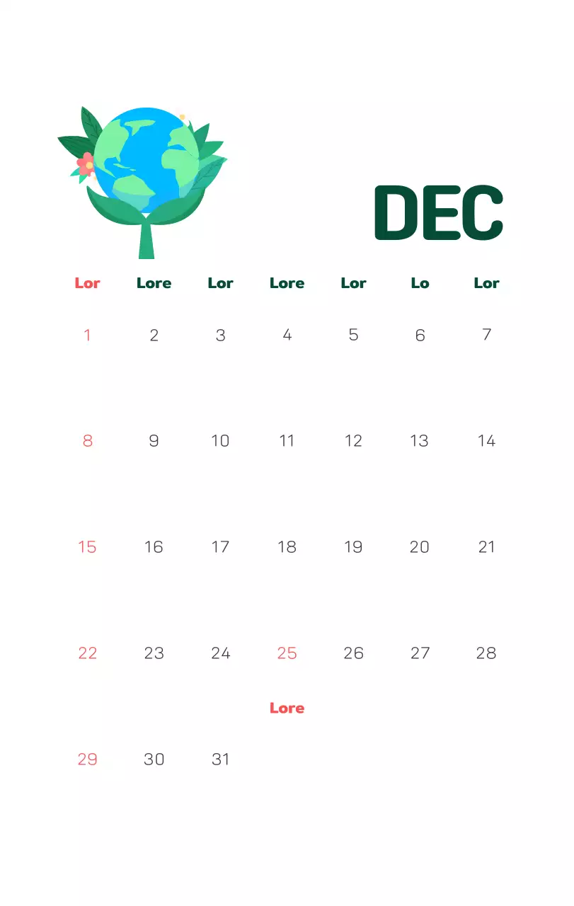 Vier de feestdagen met kleurrijke illustraties van mensen en de planeet.