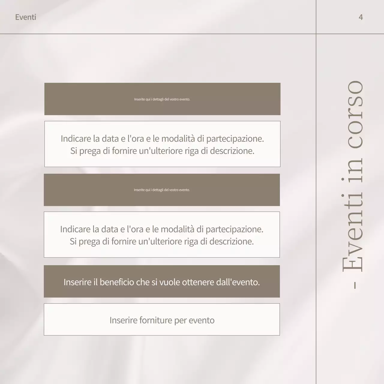 Promuovere un marchio di nozze moderno in rosa e marrone