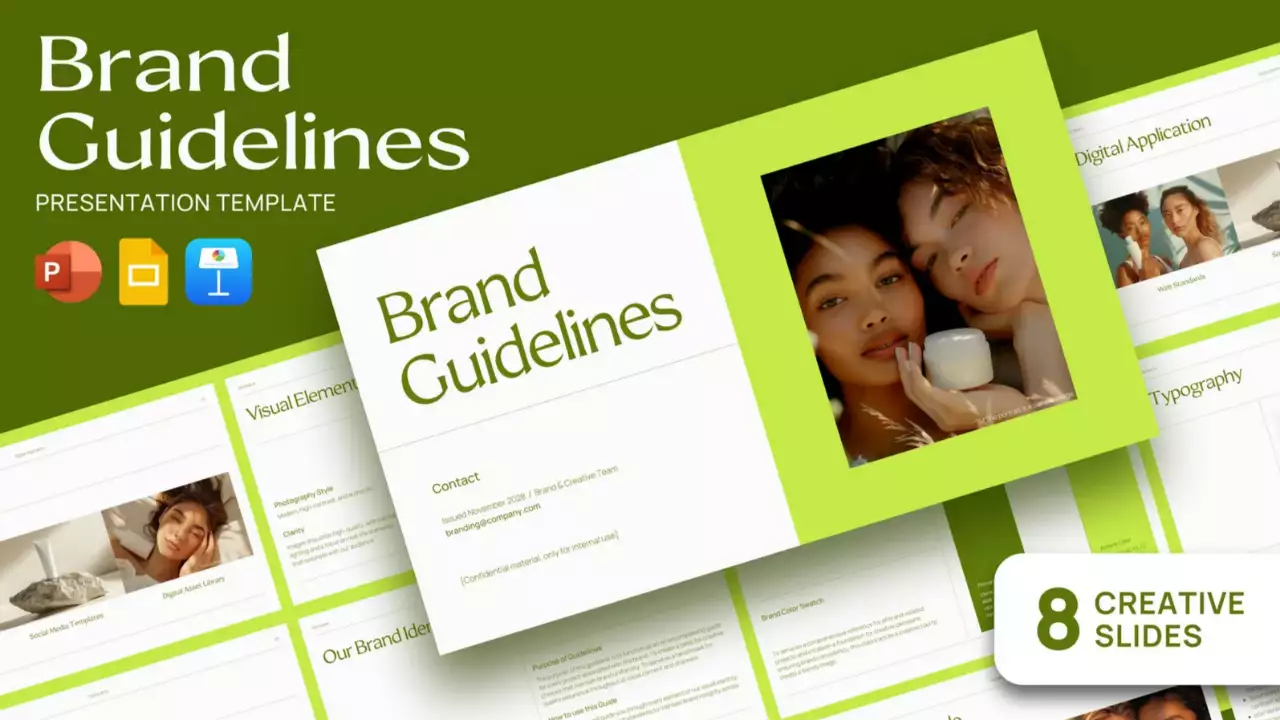 Green Modern Brand Guide Presentation