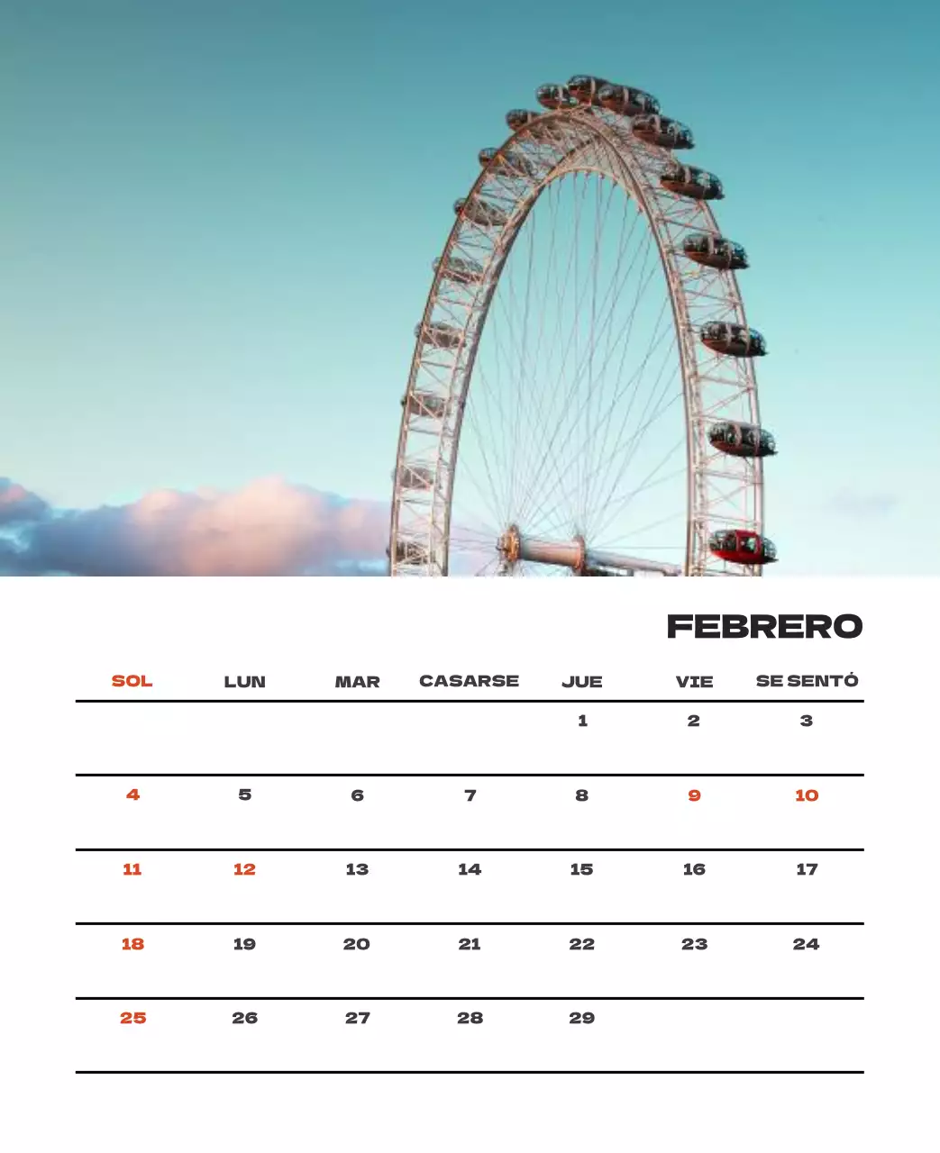 Una agencia de viajes celebra las fiestas con fotografías de viajes de temporada y un diseño de texto limpio y en negrita.