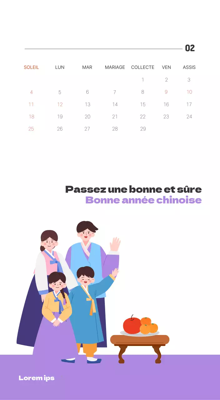 Un hôpital festif avec des illustrations sur le thème de la santé et de la famille et des accents colorés.