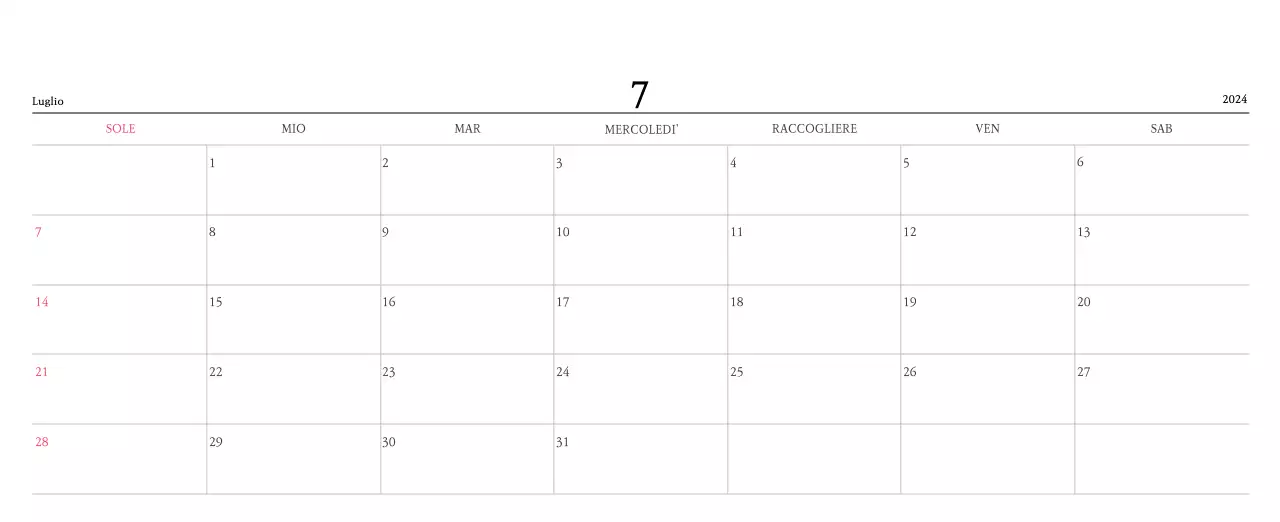 Colori caldiChiese con simpatiche illustrazioni