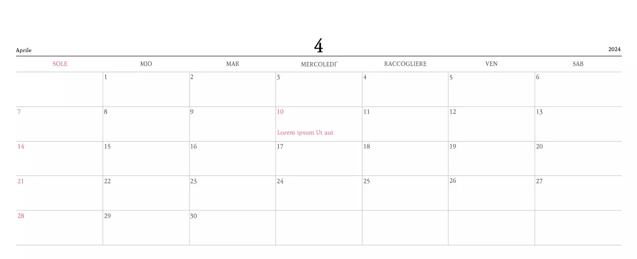 Colori caldiChiese con simpatiche illustrazioni