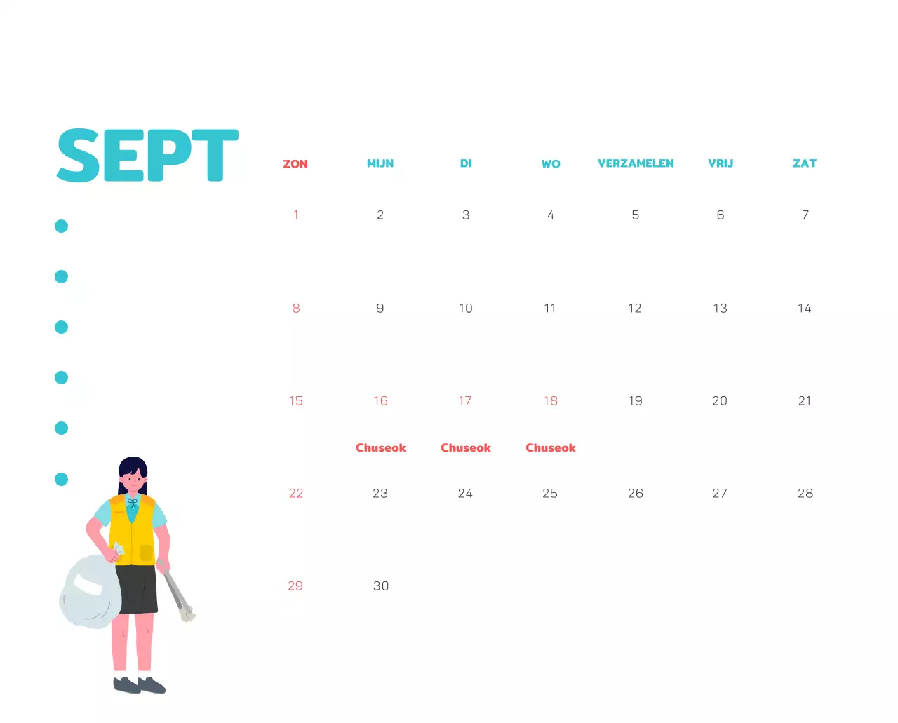 Vier de feestdagen met kleurrijke illustraties van mensen en de planeet.