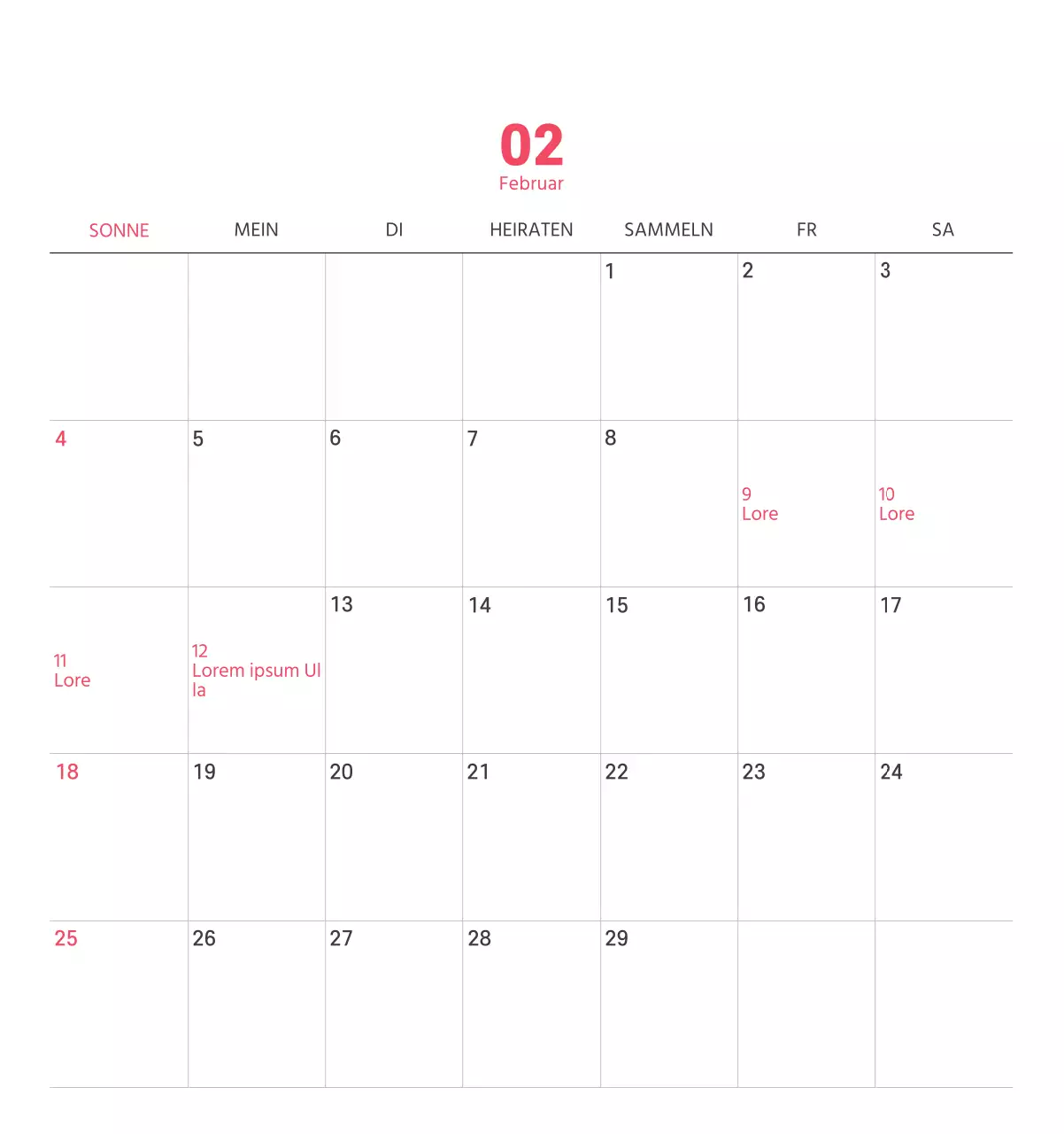 Saubere Linie Illustration auf einem lila Hintergrund