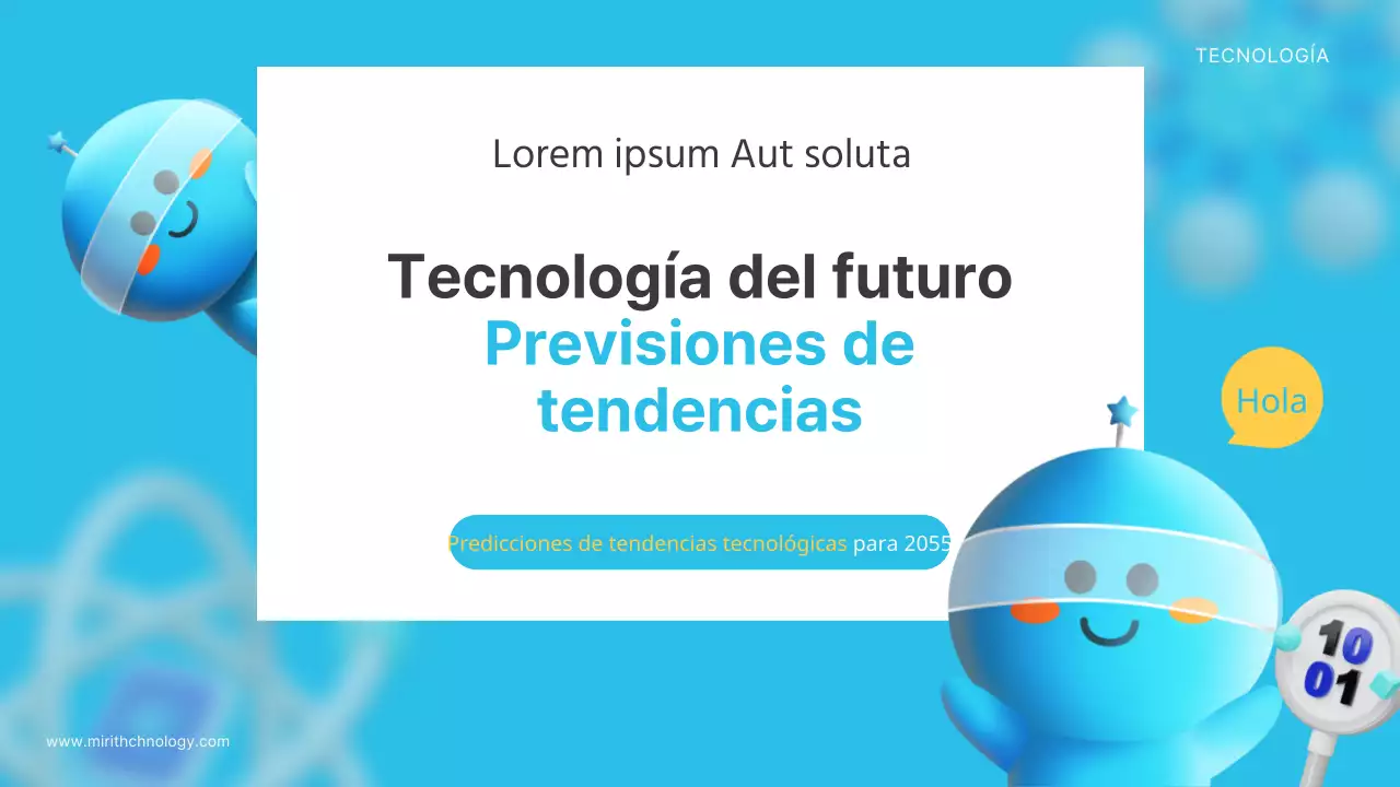 Una cubierta kitsch azul y amarilla de formación en previsión tecnológica futurista