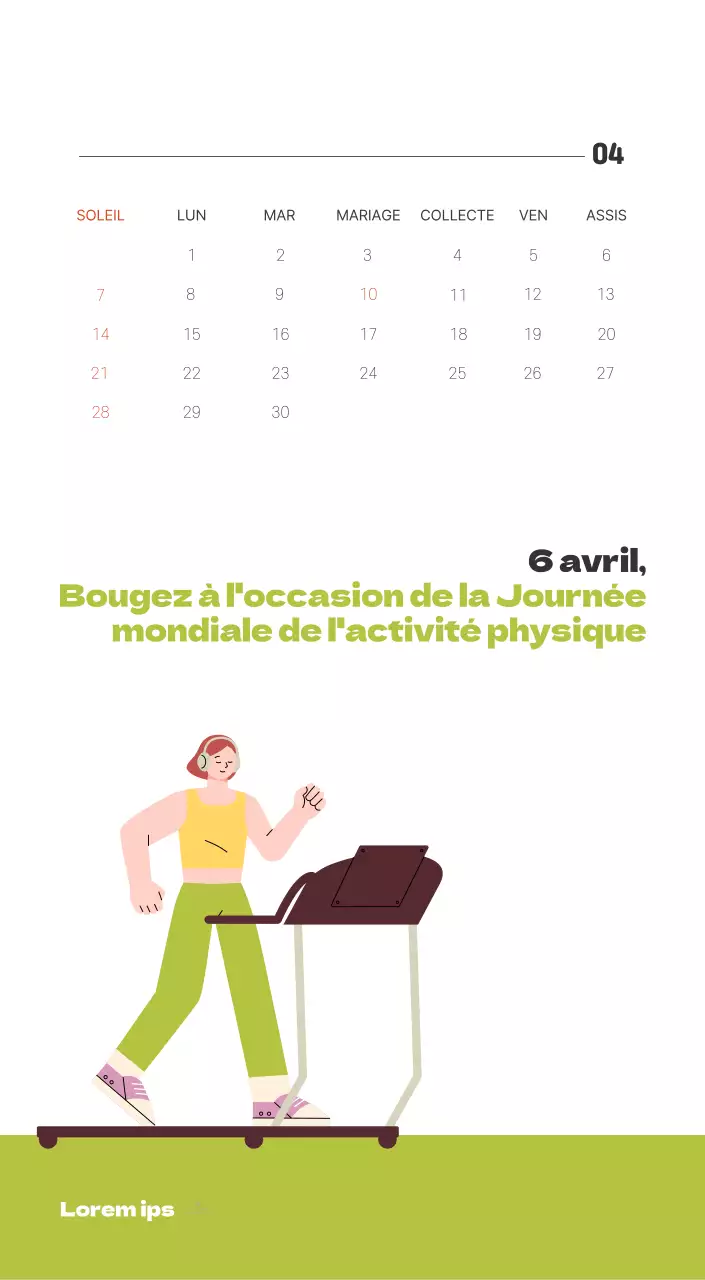 Un hôpital festif avec des illustrations sur le thème de la santé et de la famille et des accents colorés.