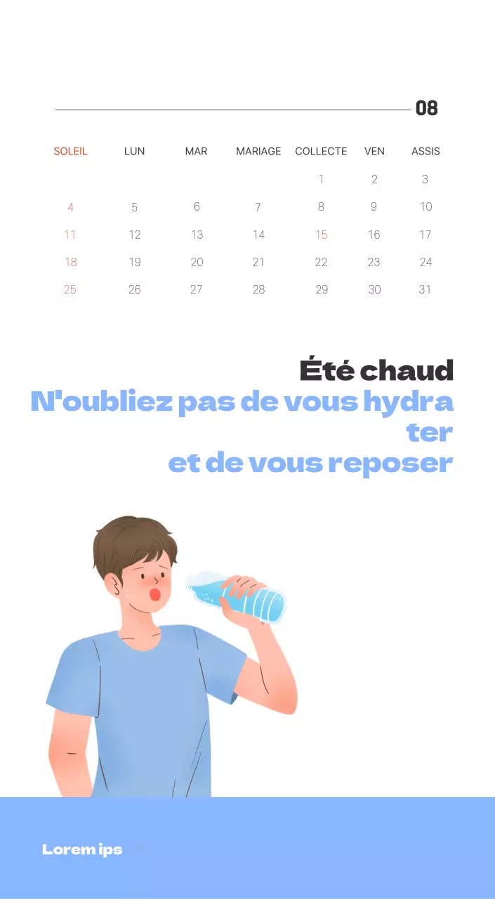 Un hôpital festif avec des illustrations sur le thème de la santé et de la famille et des accents colorés.
