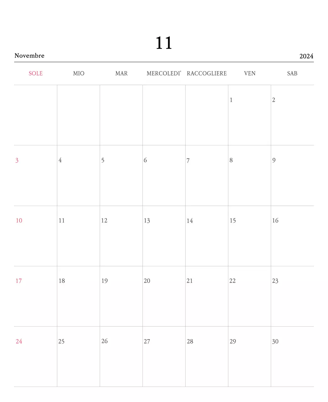 Colori caldiChiese con simpatiche illustrazioni