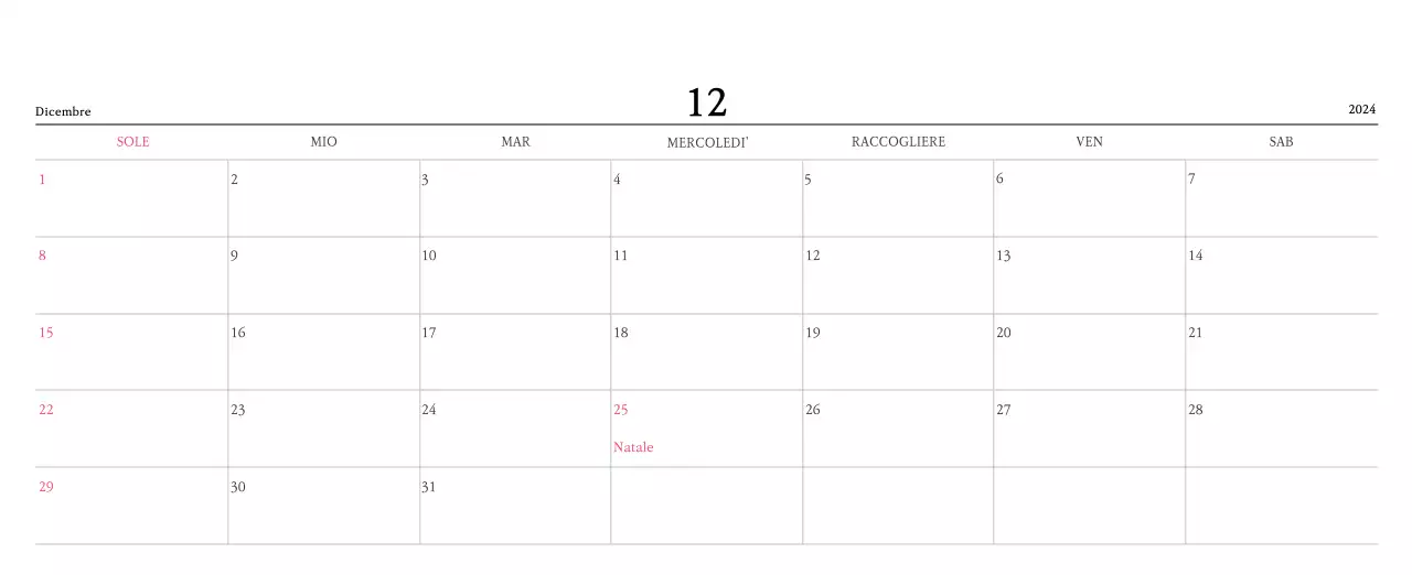 Colori caldiChiese con simpatiche illustrazioni