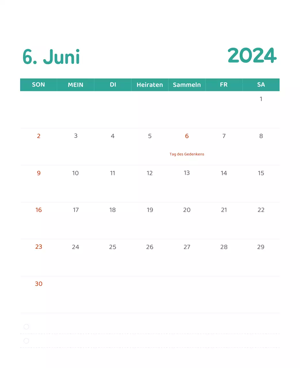 Ein Kalender mit farbenfrohen, emotionalen Illustrationen