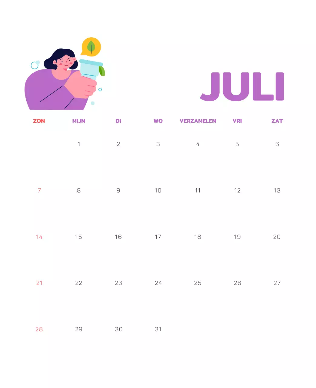 Een sociale stichting die de feestdagen viert met kleurrijke illustraties van mensen en de planeet.