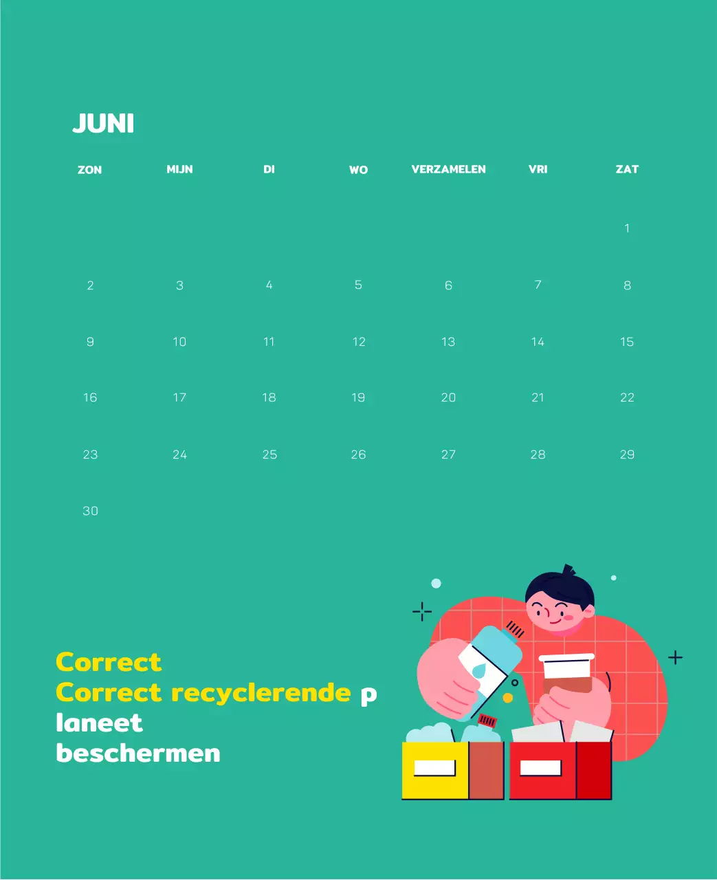 Een sociale stichting die de feestdagen viert met kleurrijke illustraties van mensen en de planeet.