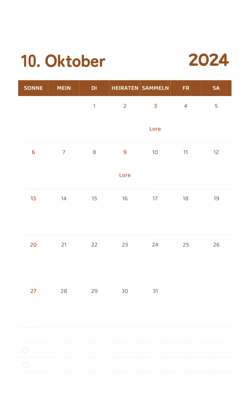 Ein Kalender mit farbenfrohen, emotionalen Illustrationen