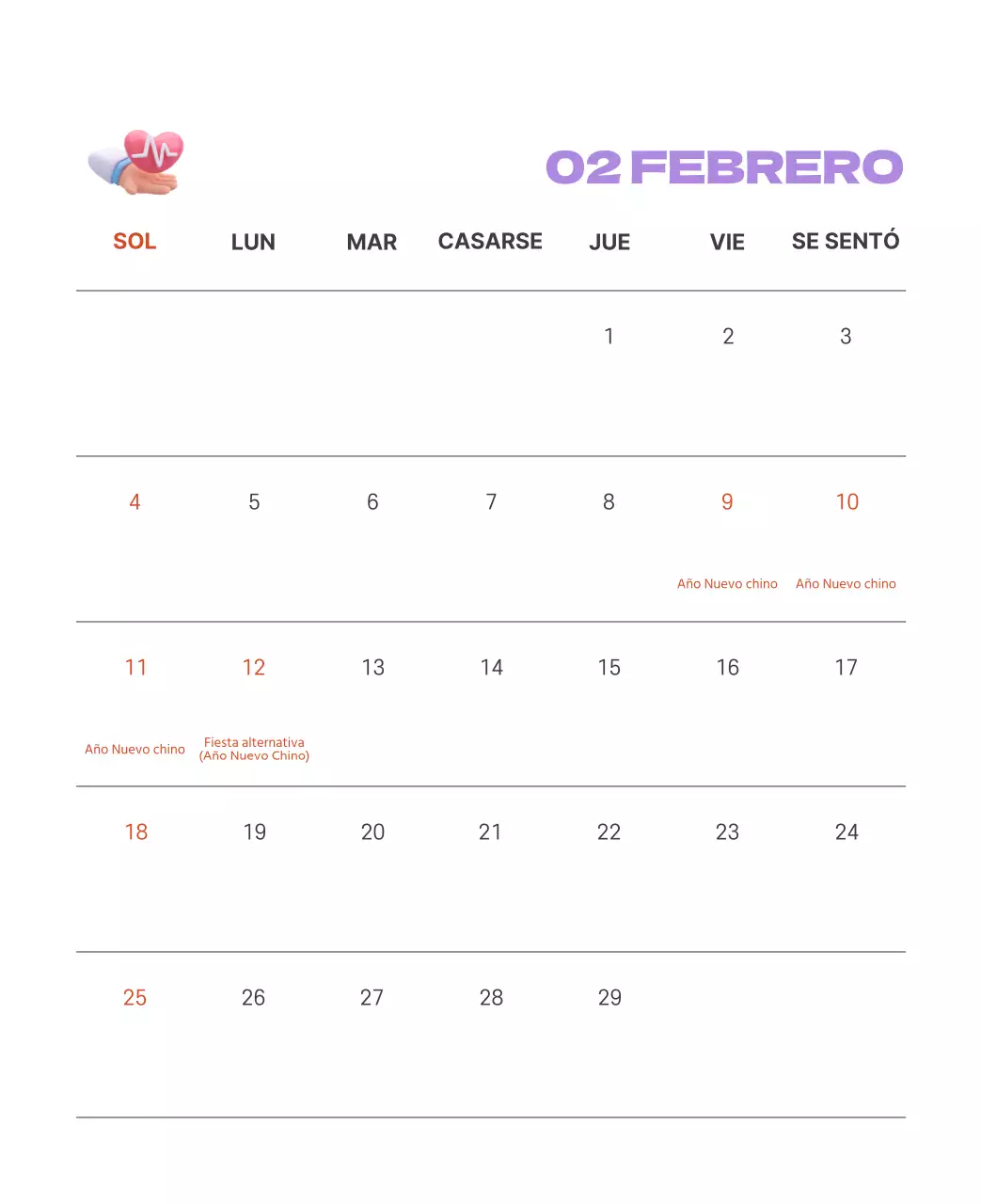 Un hospital festivo con ilustraciones de temática sanitaria y familiar y acentos de color