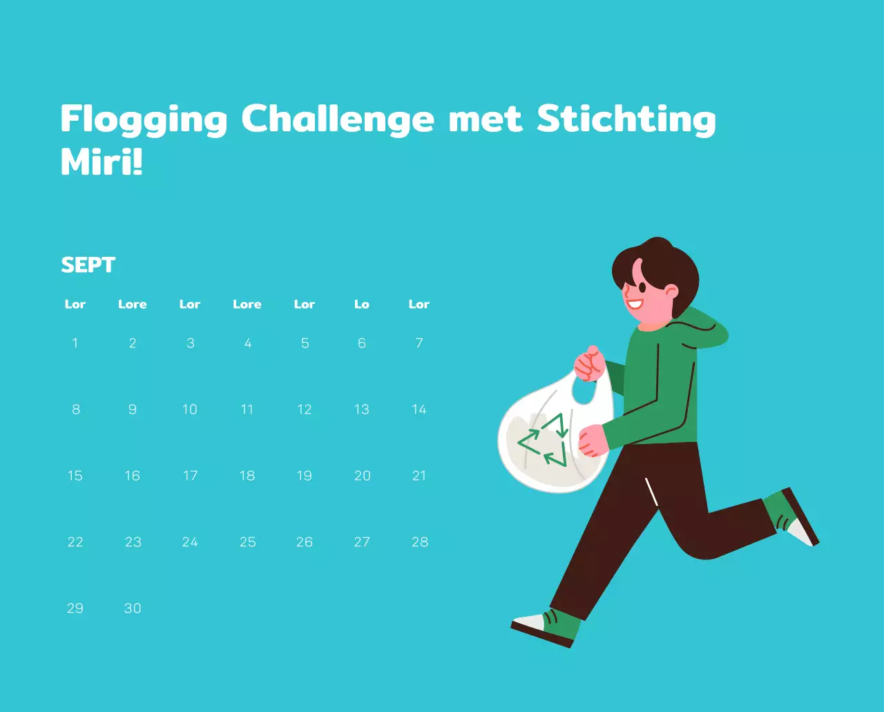 Vier de feestdagen met kleurrijke illustraties van mensen en de planeet.