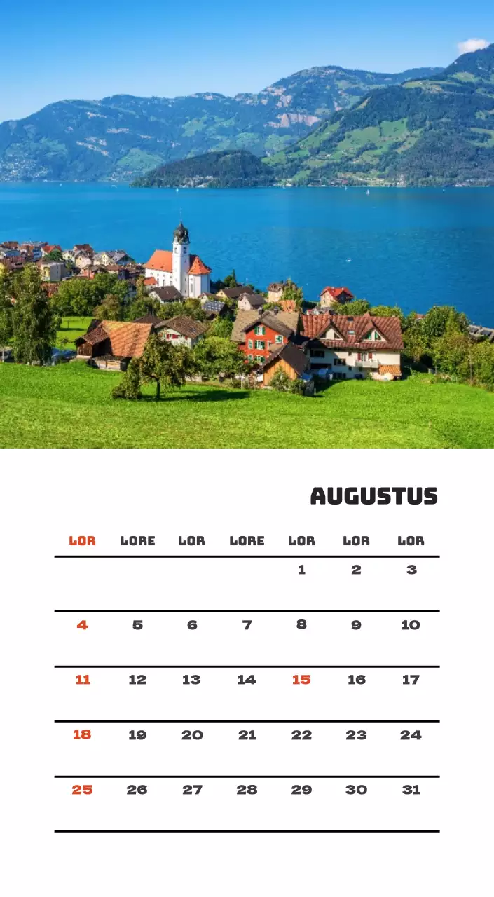 Een reisbureau dat de feestdagen viert met seizoensgebonden reisfotografie en een strakke, vetgedrukte tekstlay-out.