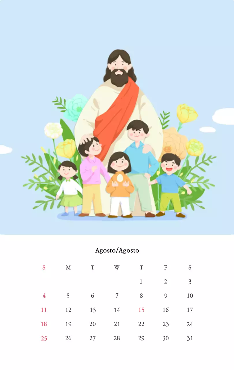 Chiese con simpatiche illustrazioni dai colori caldi