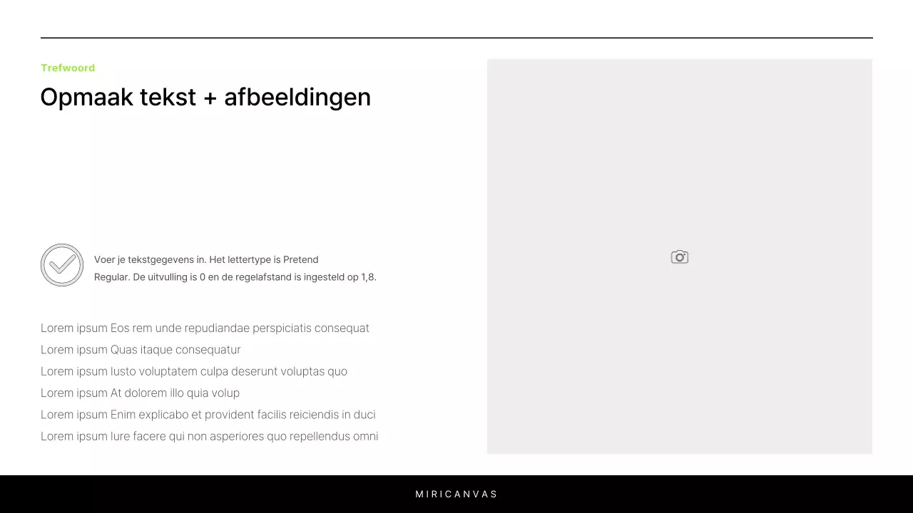 Een eenvoudig wit en chartreuse rapport om een project te introduceren