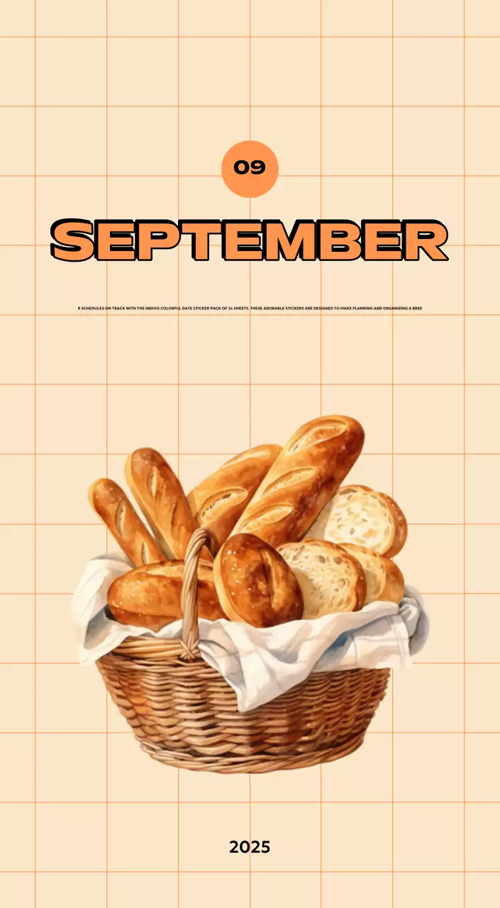 Colorful calendars with a variety of retro illustrations