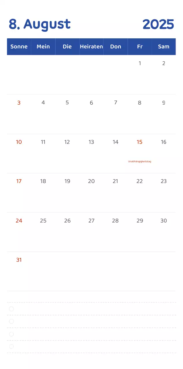 Kalender mit farbenfrohen und emotionalen Illustrationen