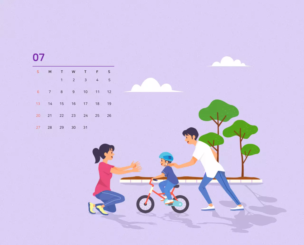 Mehrfarbige Familie Illustration Konzept