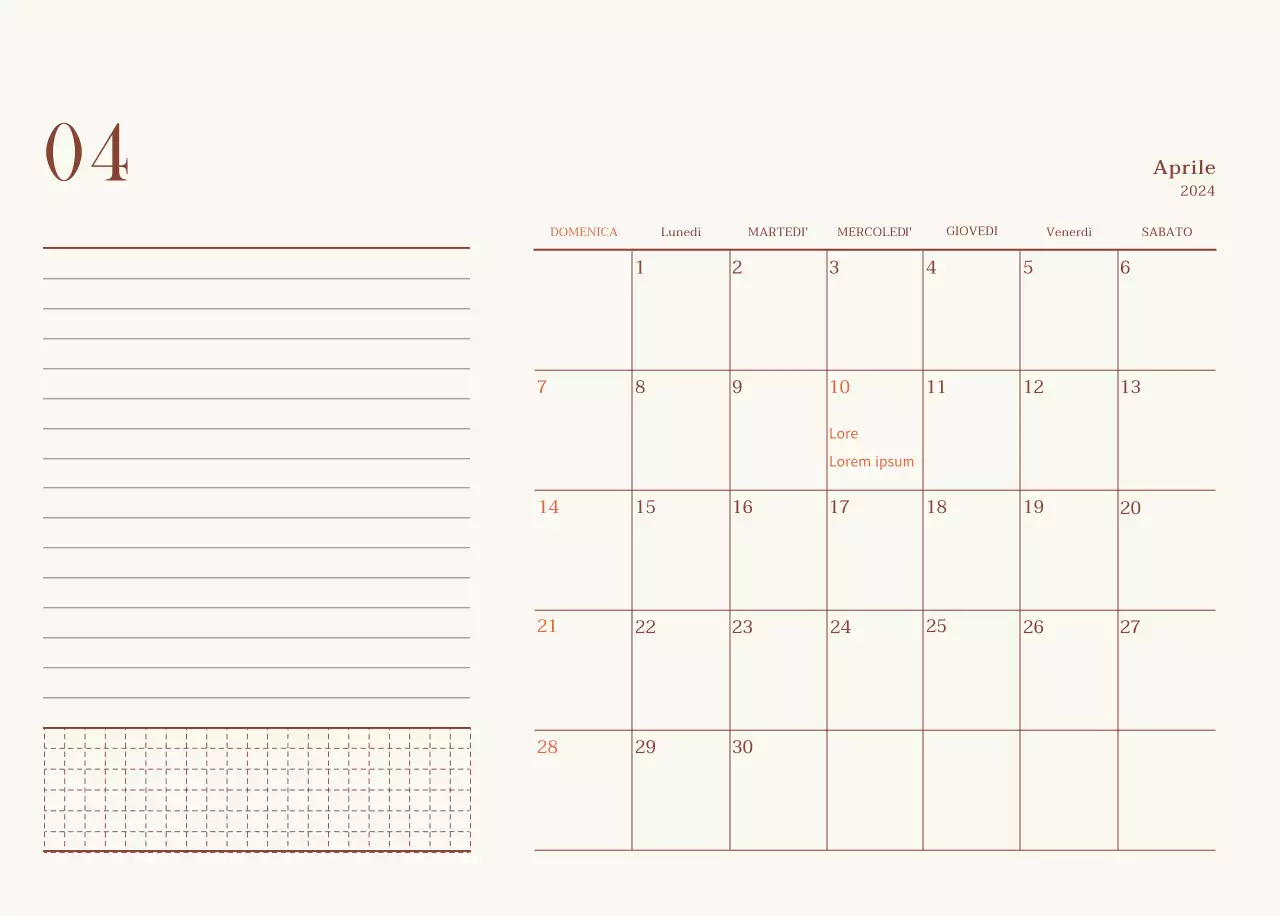 Layout fotografico di un caffè emozionale in beige e marrone