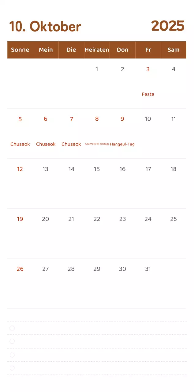 Kalender mit farbenfrohen und emotionalen Illustrationen